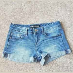 Express jeans shorts sz 00